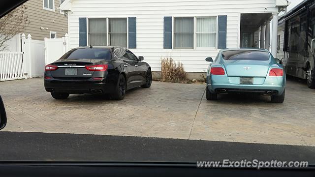 Bentley Continental spotted in Toms river, New Jersey