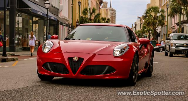 Alfa Romeo 4C spotted in Charleston, South Carolina