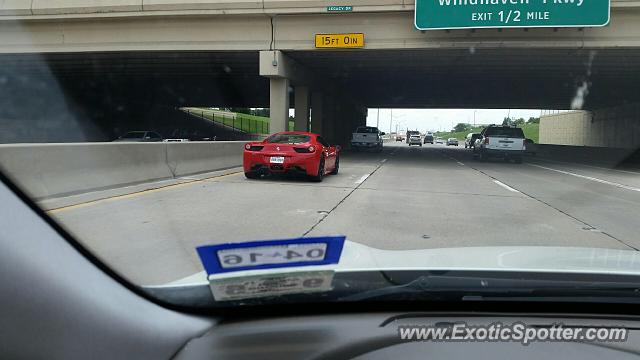 Ferrari 458 Italia spotted in Dallas, Texas