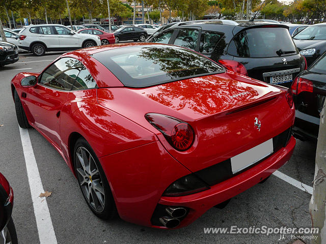 Ferrari California spotted in Platja d'Aro, Spain