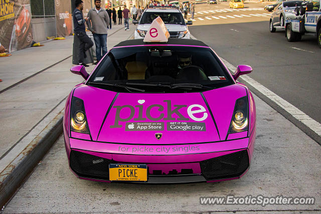 Lamborghini Gallardo spotted in Manhattan, New York