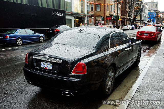 Rolls-Royce Ghost spotted in Vancouver, Canada