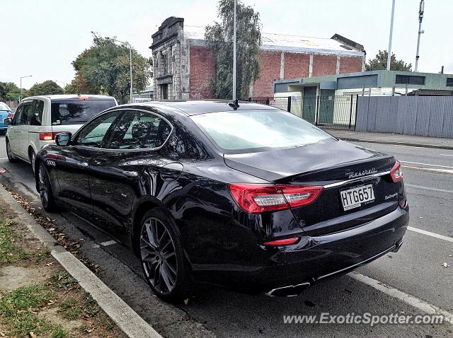 Maserati Quattroporte spotted in Christchurch, New Zealand