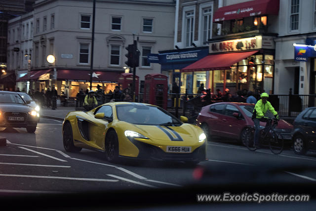 Mclaren 650S spotted in London, United Kingdom