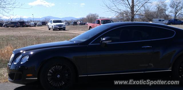 Bentley Continental spotted in Aurora, Colorado
