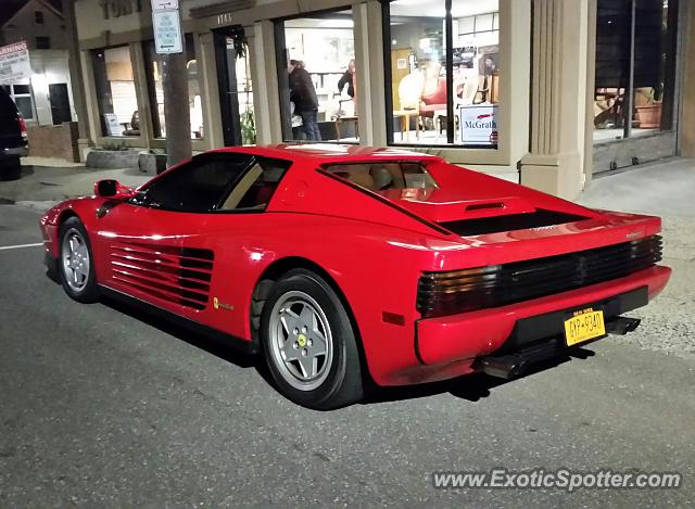 Ferrari Testarossa spotted in Woodmere, New York