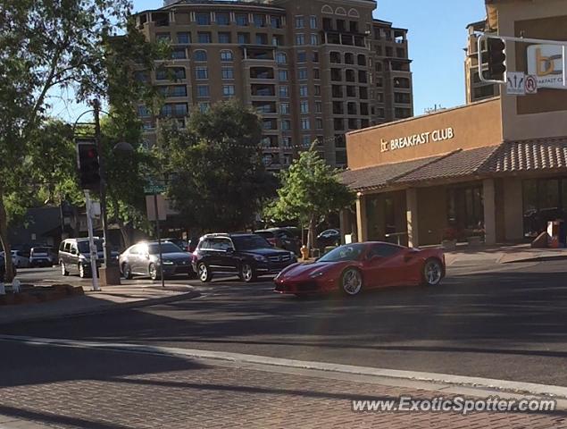 Ferrari 488 GTB spotted in Scottsdale, Arizona