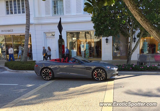 Aston Martin Vanquish spotted in Palm Beach, Florida