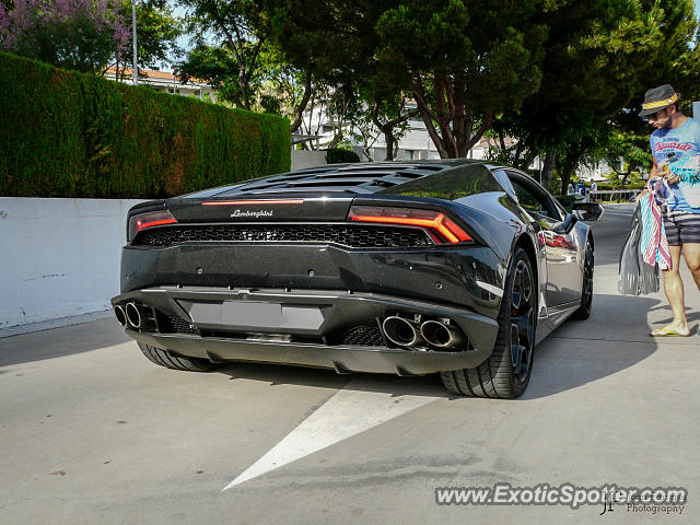 Lamborghini Huracan spotted in Platja d'Aro, Spain
