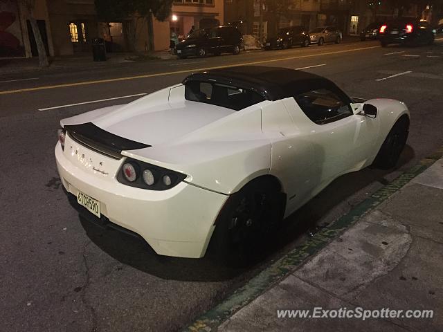 Tesla Roadster spotted in San Francisco, California