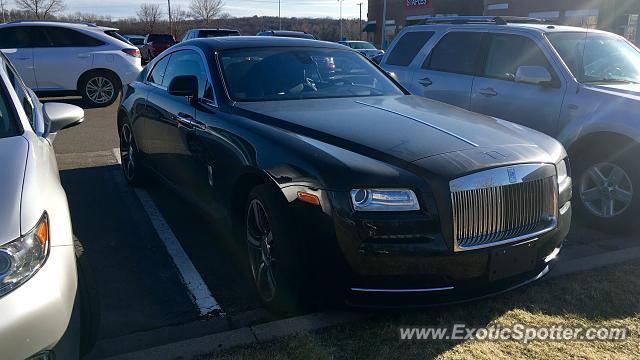 Rolls-Royce Wraith spotted in Minnetonka, Minnesota