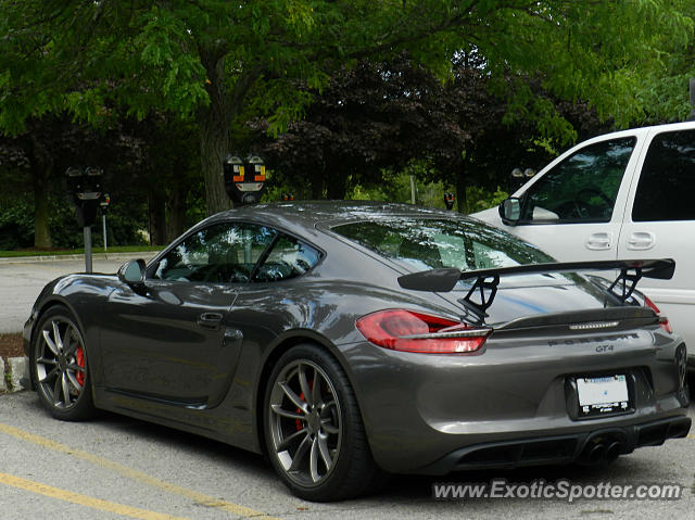 Porsche Cayman GT4 spotted in London, Ontario, Canada