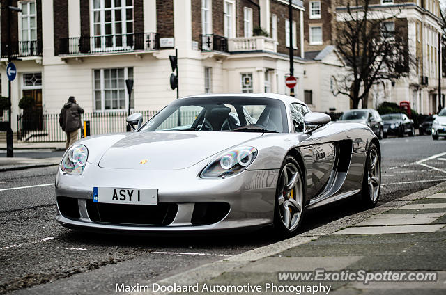 Porsche Carrera GT spotted in London, United Kingdom