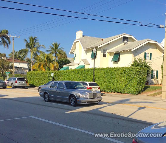 Bentley Arnage spotted in Palm Beach, Florida