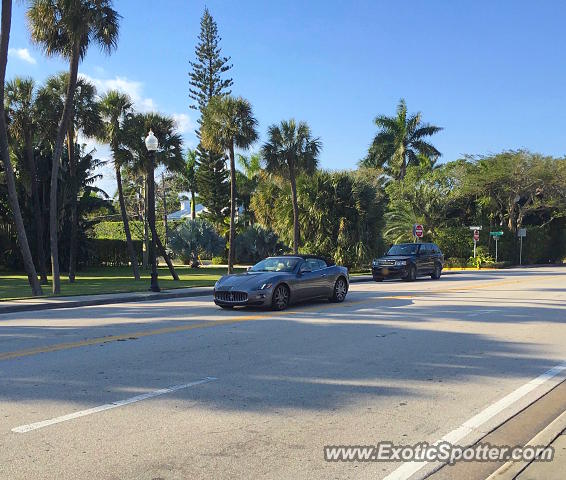 Maserati GranCabrio spotted in Palm Beach, Florida