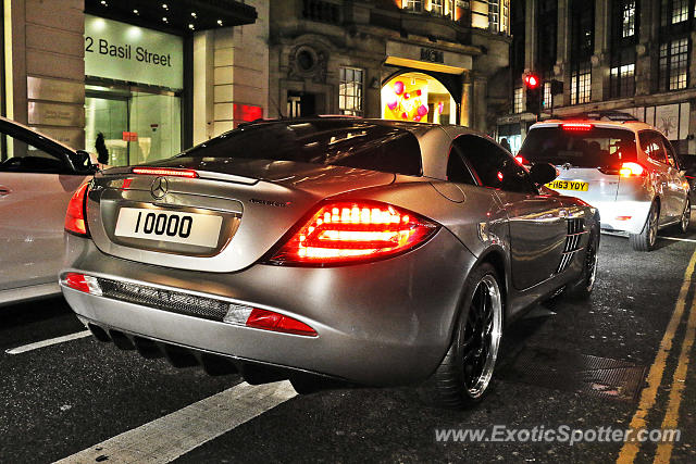 Mercedes SLR spotted in London, United Kingdom