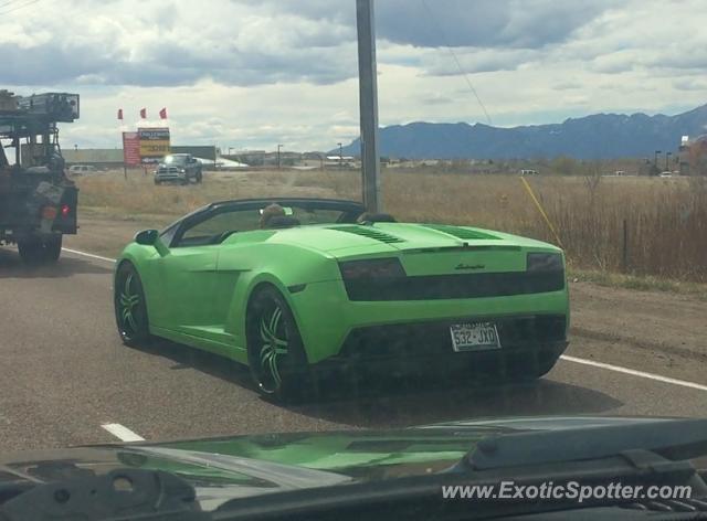 Lamborghini Gallardo spotted in Colorado Springs, Colorado