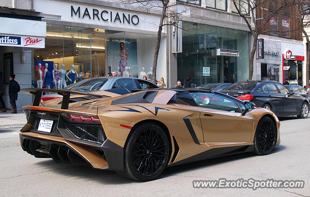 Lamborghini Aventador spotted in Montreal, Canada