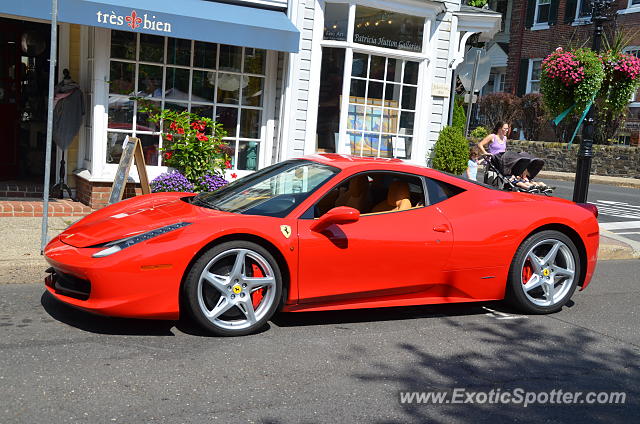 Ferrari 458 Italia spotted in Doylestown, Pennsylvania