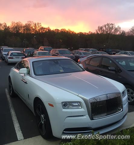 Rolls-Royce Wraith spotted in Reston, Virginia