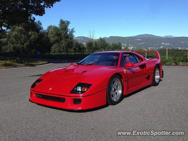 Ferrari F40 spotted in Bergamo, Italy
