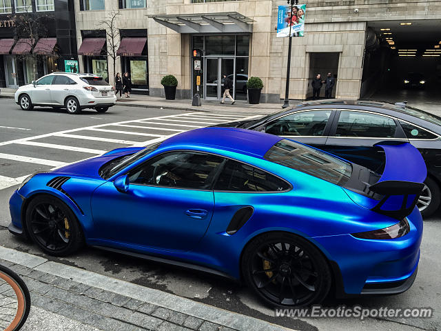 Porsche 911 GT3 spotted in Boston, Massachusetts