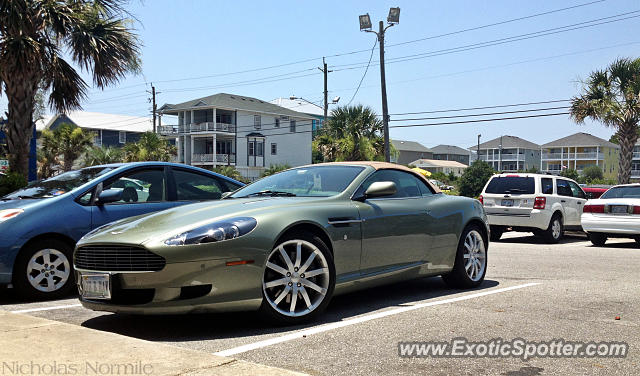 Aston Martin DB9 spotted in Carolina Beach, North Carolina
