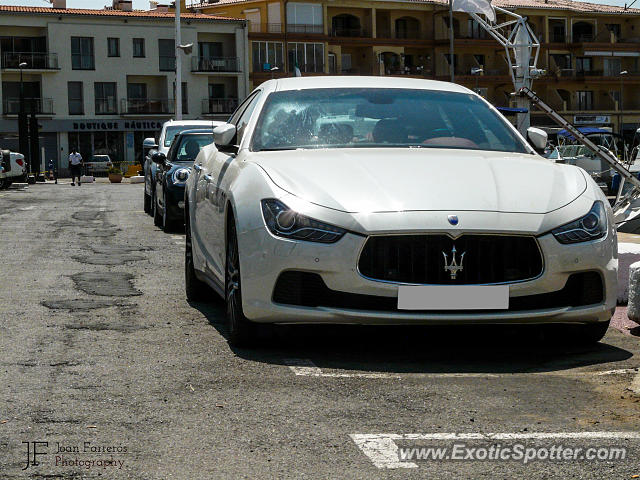 Maserati Ghibli spotted in Empuriabrava, Spain