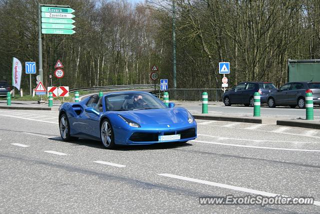 Ferrari 488 GTB spotted in Eigenbrakel, Belgium