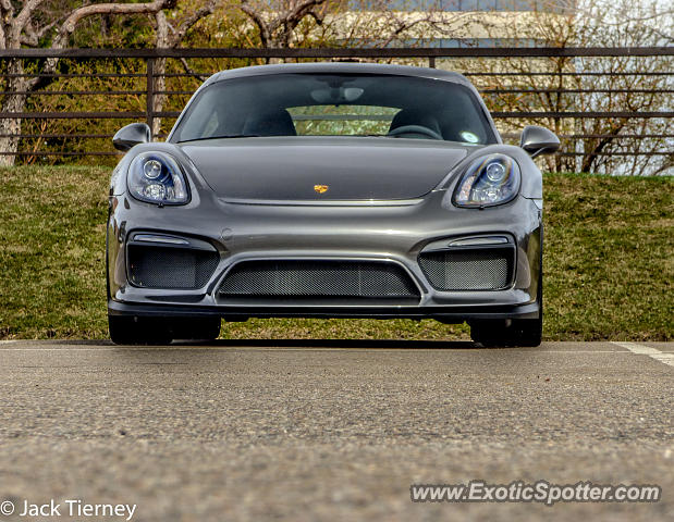 Porsche Cayman GT4 spotted in DTC, Colorado