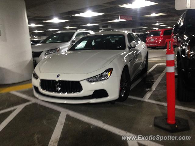 Maserati Ghibli spotted in Seattle, Washington