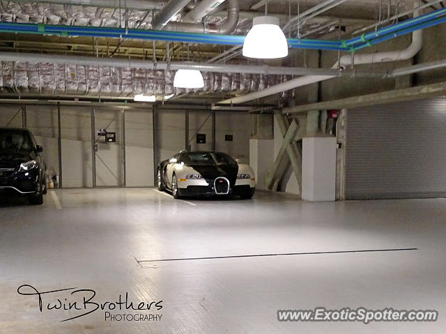 Bugatti Veyron spotted in Boston, Massachusetts