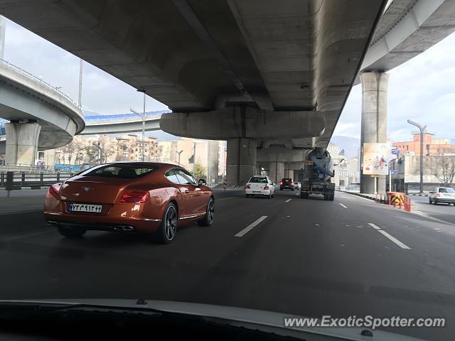 Bentley Continental spotted in Tehran, Iran