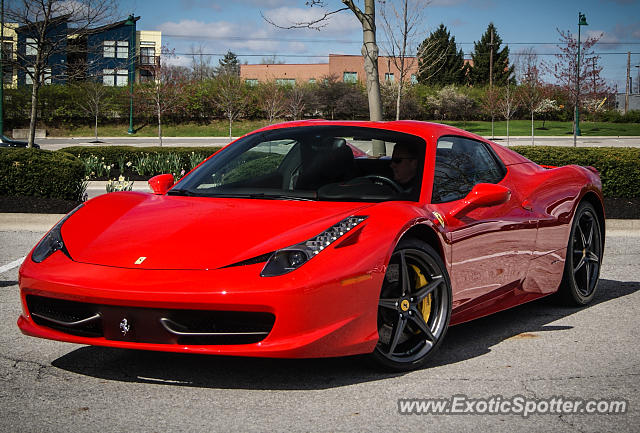 Ferrari 458 Italia spotted in Columbus, Ohio