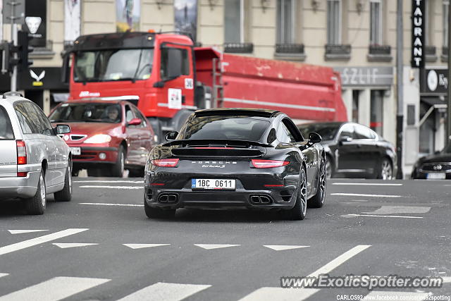 Porsche 911 Turbo spotted in Warsaw, Poland