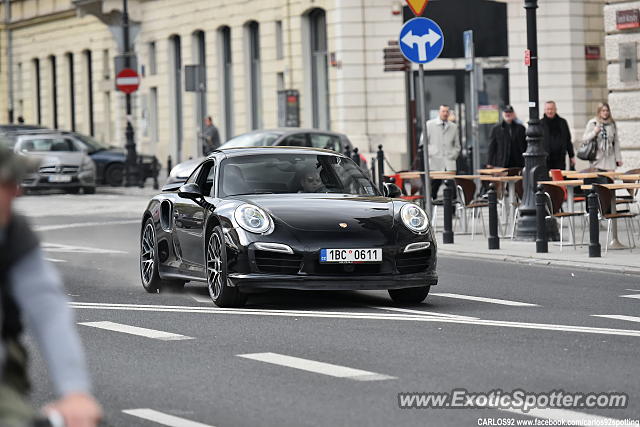 Porsche 911 Turbo spotted in Warsaw, Poland