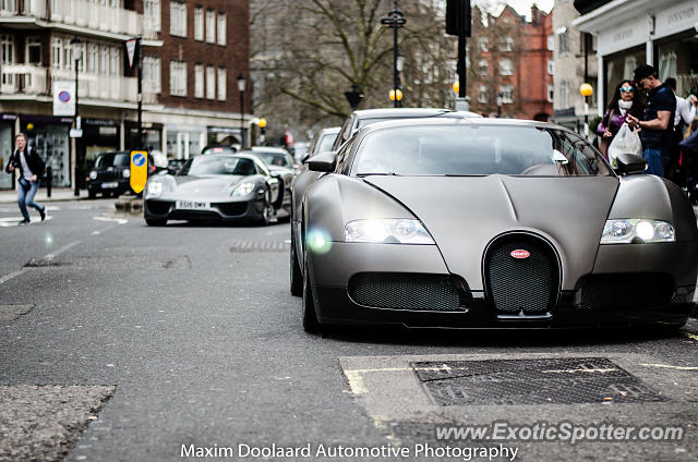Bugatti Veyron spotted in London, United Kingdom