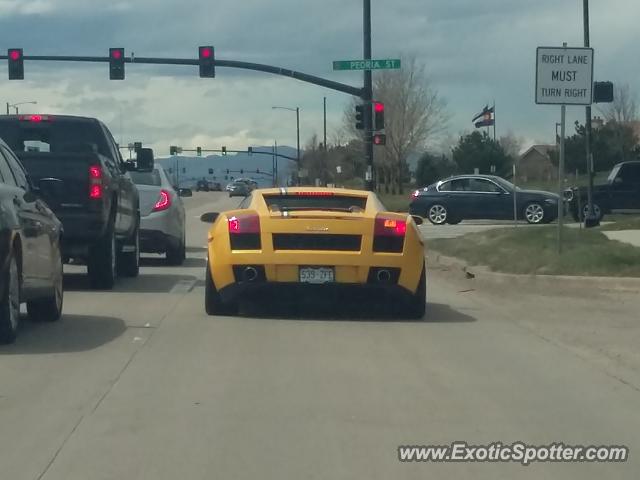 Lamborghini Gallardo spotted in Parker, Colorado