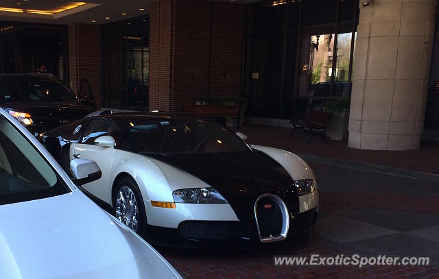 Bugatti Veyron spotted in Boston, Massachusetts