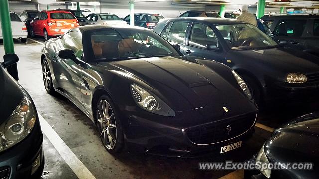 Ferrari California spotted in Zurich, Switzerland