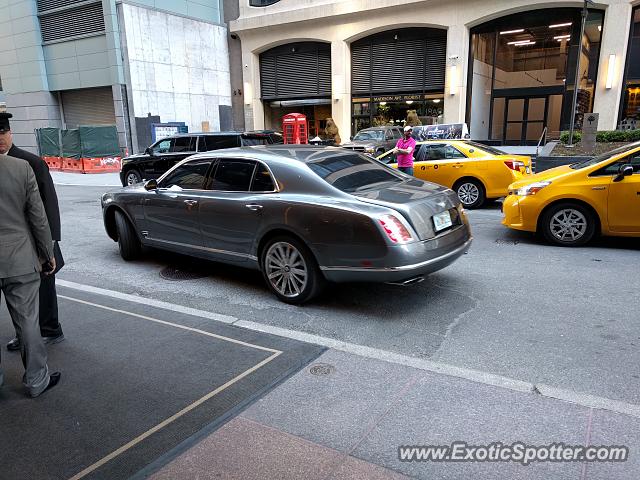 Bentley Mulsanne spotted in Manhattan, New York