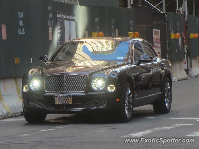 Bentley Mulsanne spotted in Manhattan, New York
