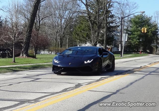 Lamborghini Huracan spotted in Hudson, Ohio