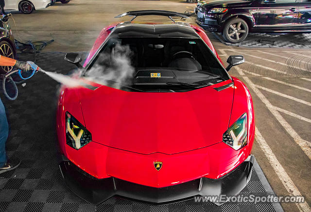 Lamborghini Aventador spotted in McLean, Virginia