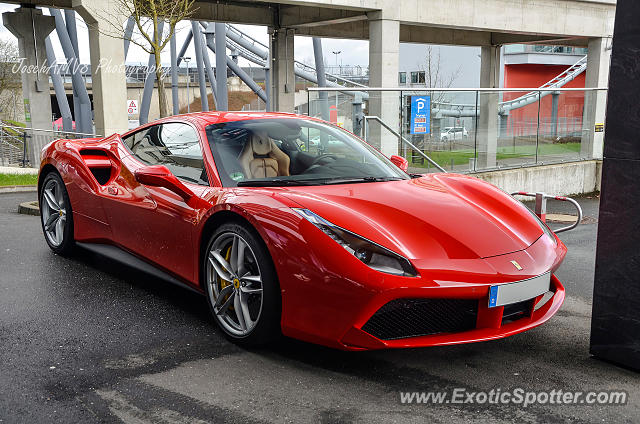 Ferrari 488 GTB spotted in Nurburgring, Germany