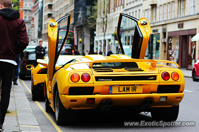 Lamborghini Diablo spotted in London, United Kingdom