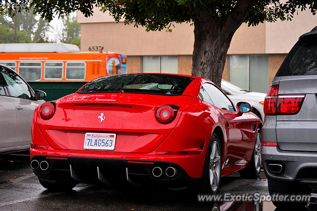 Ferrari California spotted in Woodland Hills, California