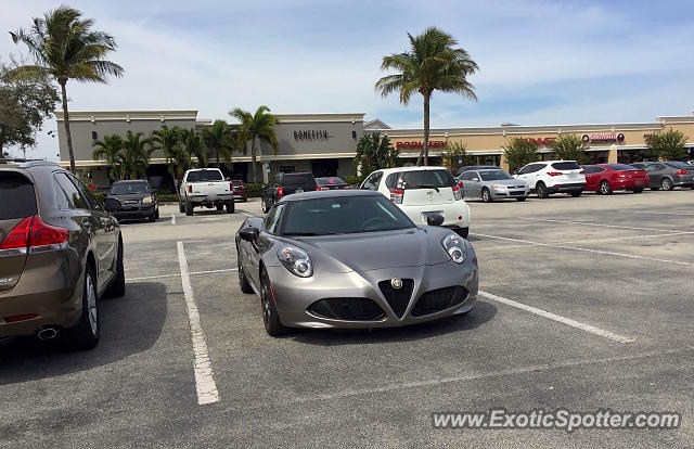 Alfa Romeo 4C spotted in Stuart, Florida