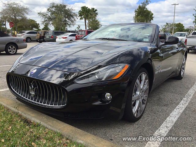 Maserati GranCabrio spotted in Stuart, Florida