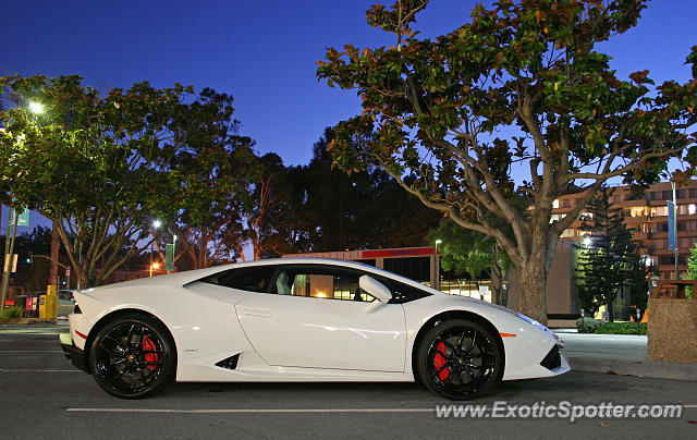 Lamborghini Huracan spotted in Burlingame, California